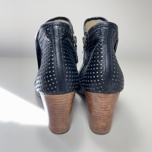 GOEX Full Grain Italian Leather Eudora Peep  Toe Sandal - Picture 6 of 12